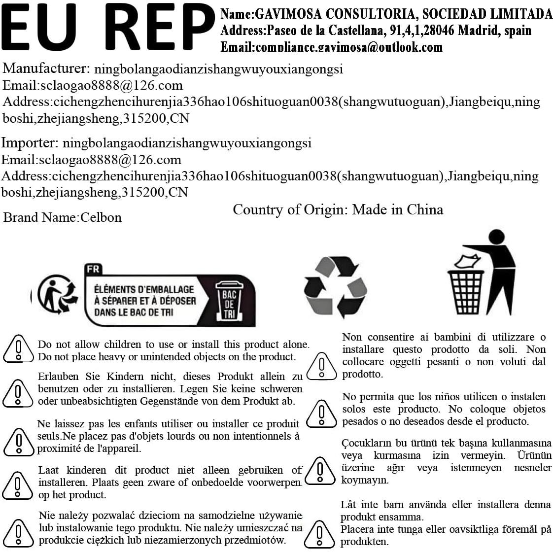 Gancho de Toalla Autoadhesivo Celbon 2PC Acero Inoxidable Cromado