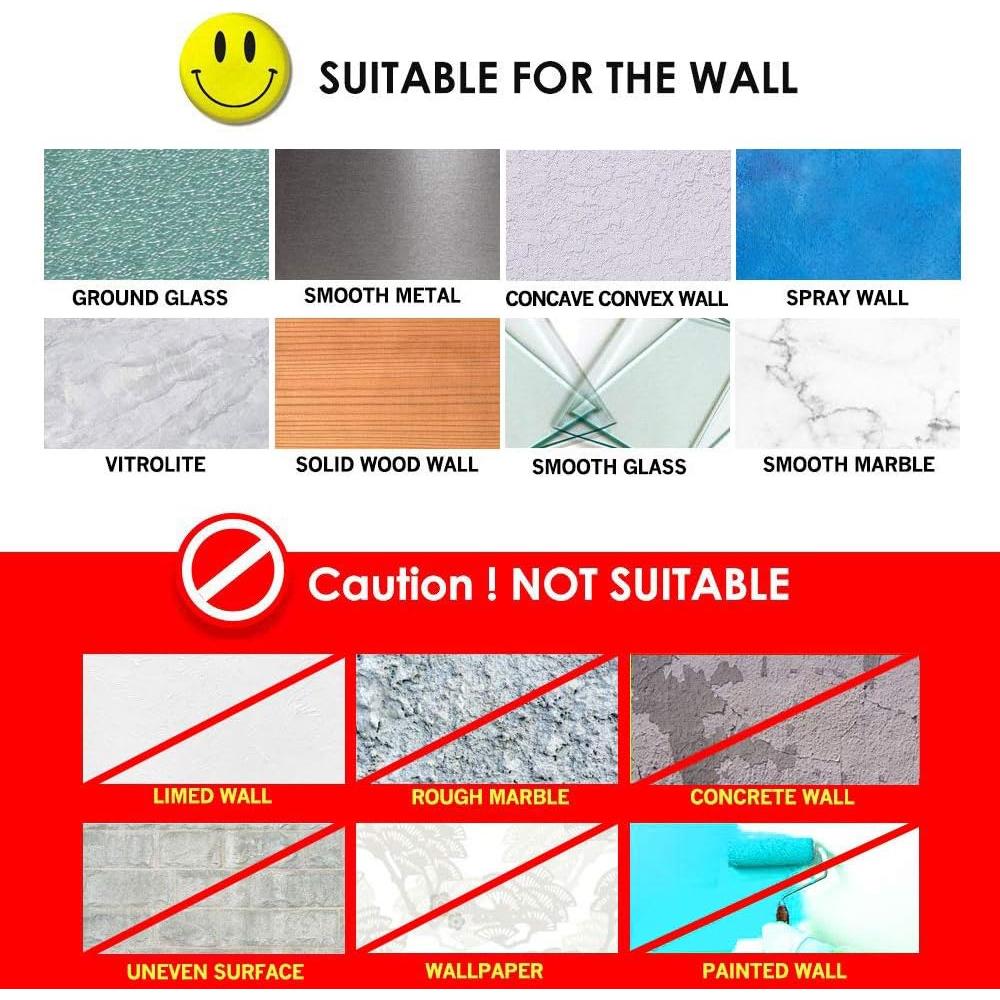 Anillo de Toalla Autoadhesivo GERUIKE Acero Inoxidable Negro