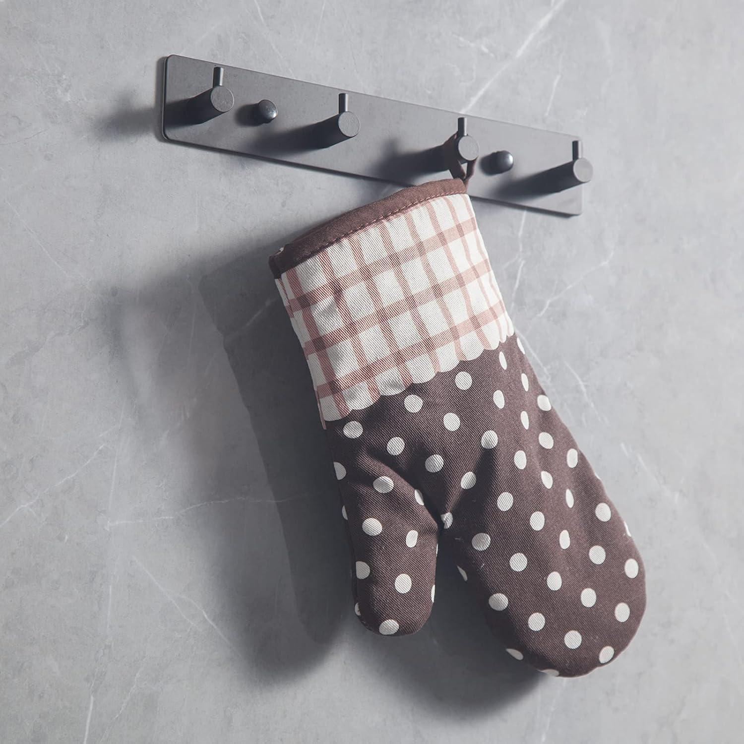 Ganchos Adhesivos de Acero Inoxidable YENZEEN para Toallas - 4 Unidades