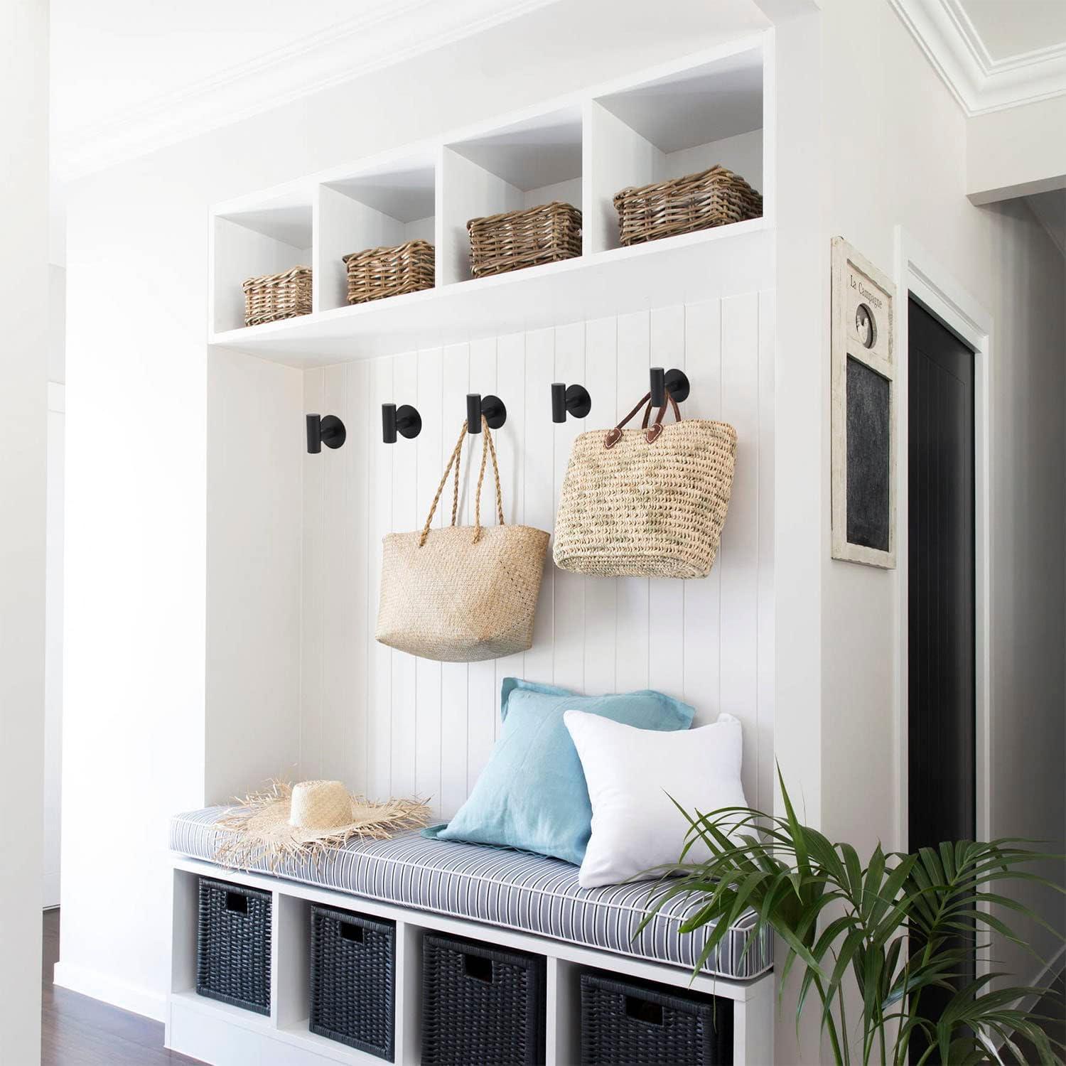 Juego de Accesorios de Baño TocTen - Barra y 5 Ganchos SUS304