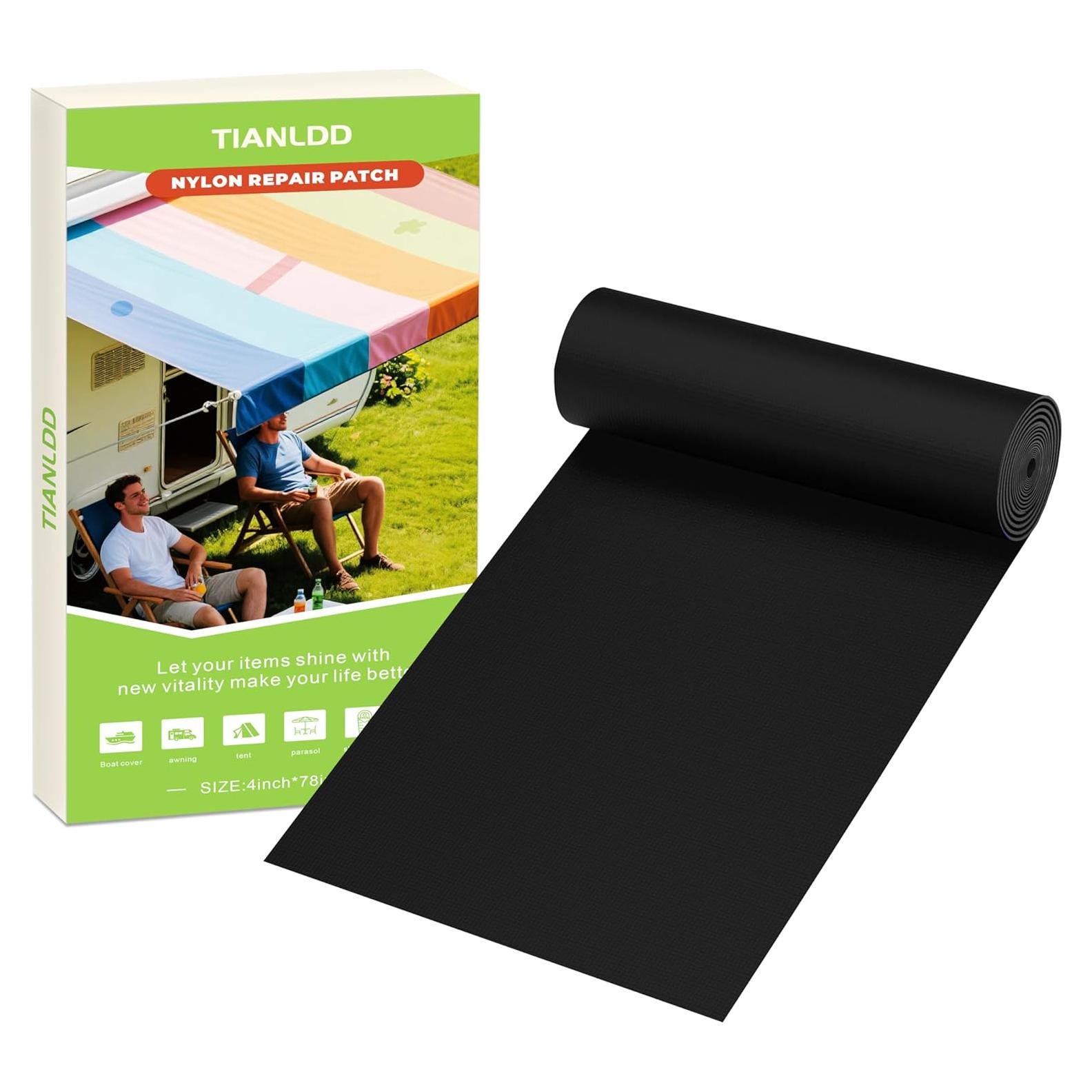 Cinta de Reparación de Nylon TIANLDD 10.16x198.12cm Impermeable