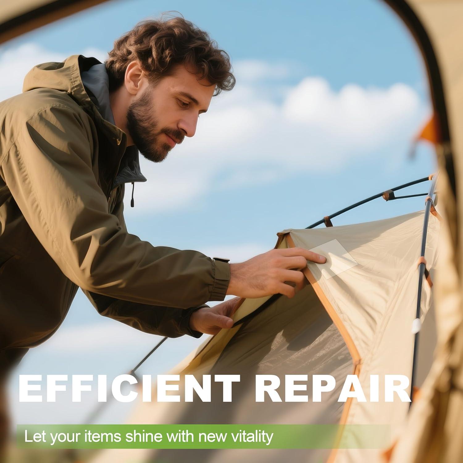 Cinta de Reparación de Nylon TIANLDD 10.16x198.12cm Impermeable