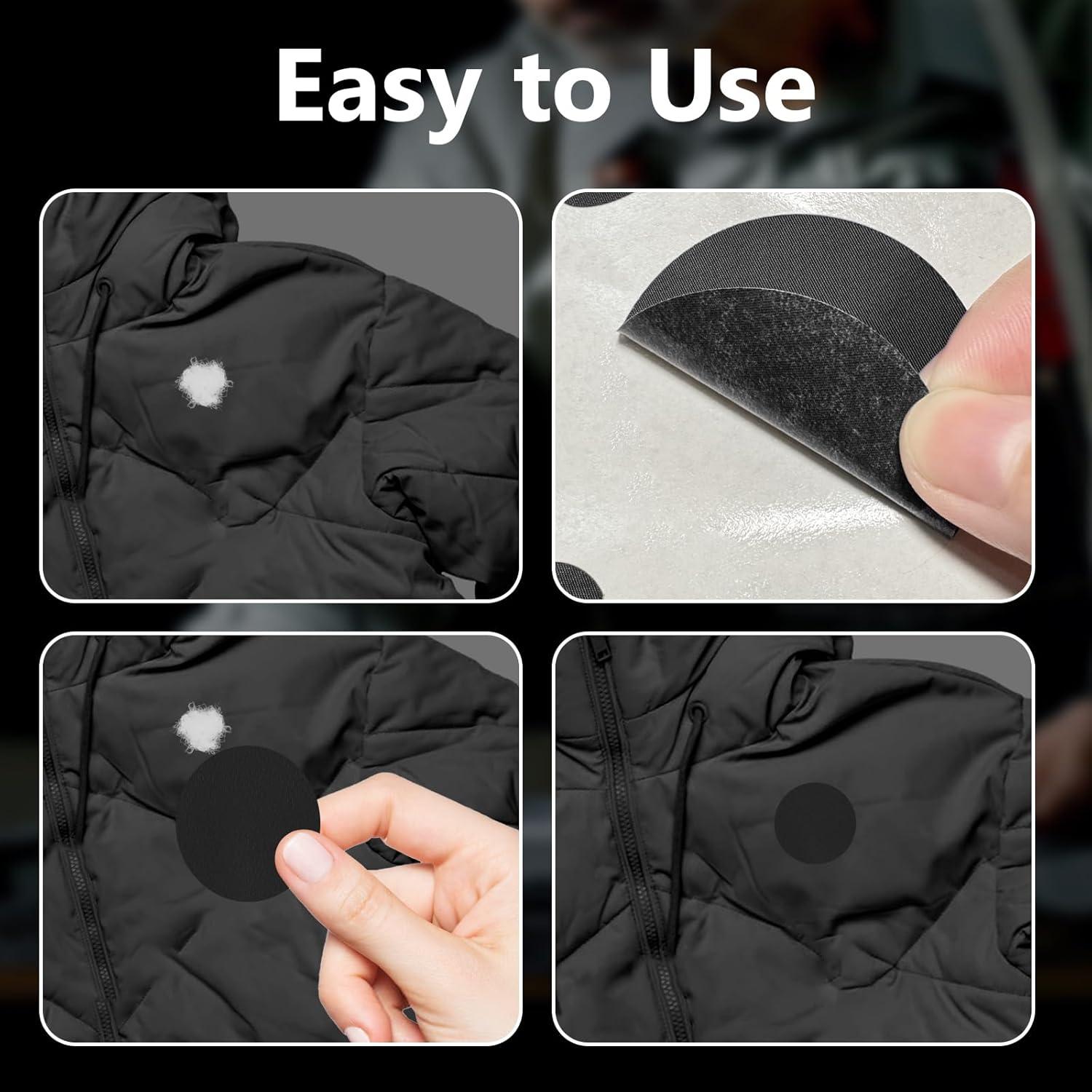 Parches de reparación de nylon Vicsiyi para chaquetas de plumas