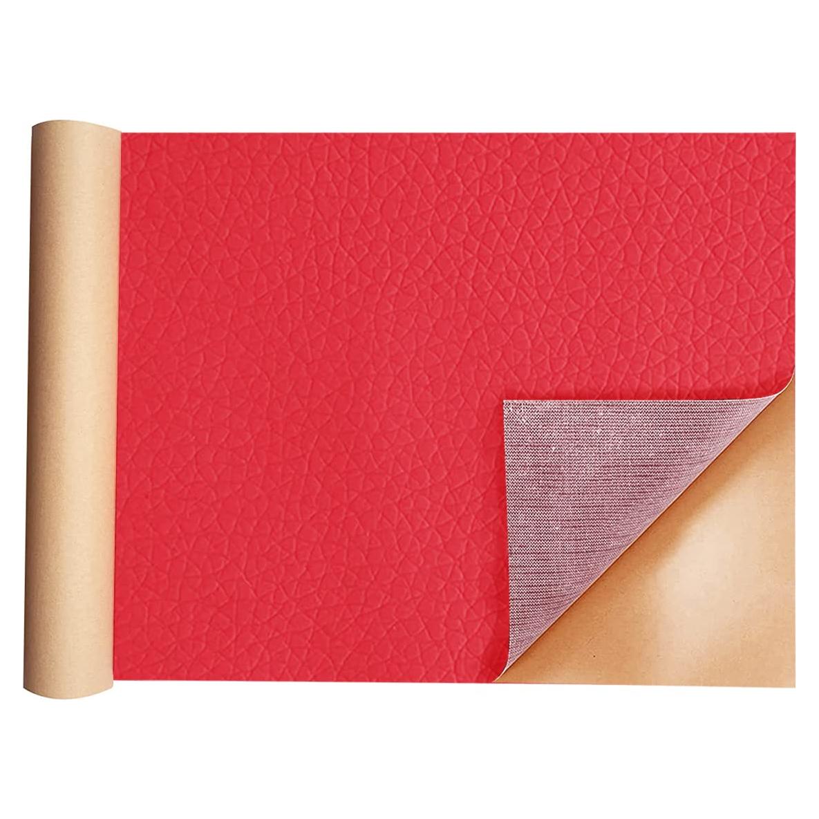 Cinta de Reparación de Cuero Aglzyoply 45x200 cm Roja