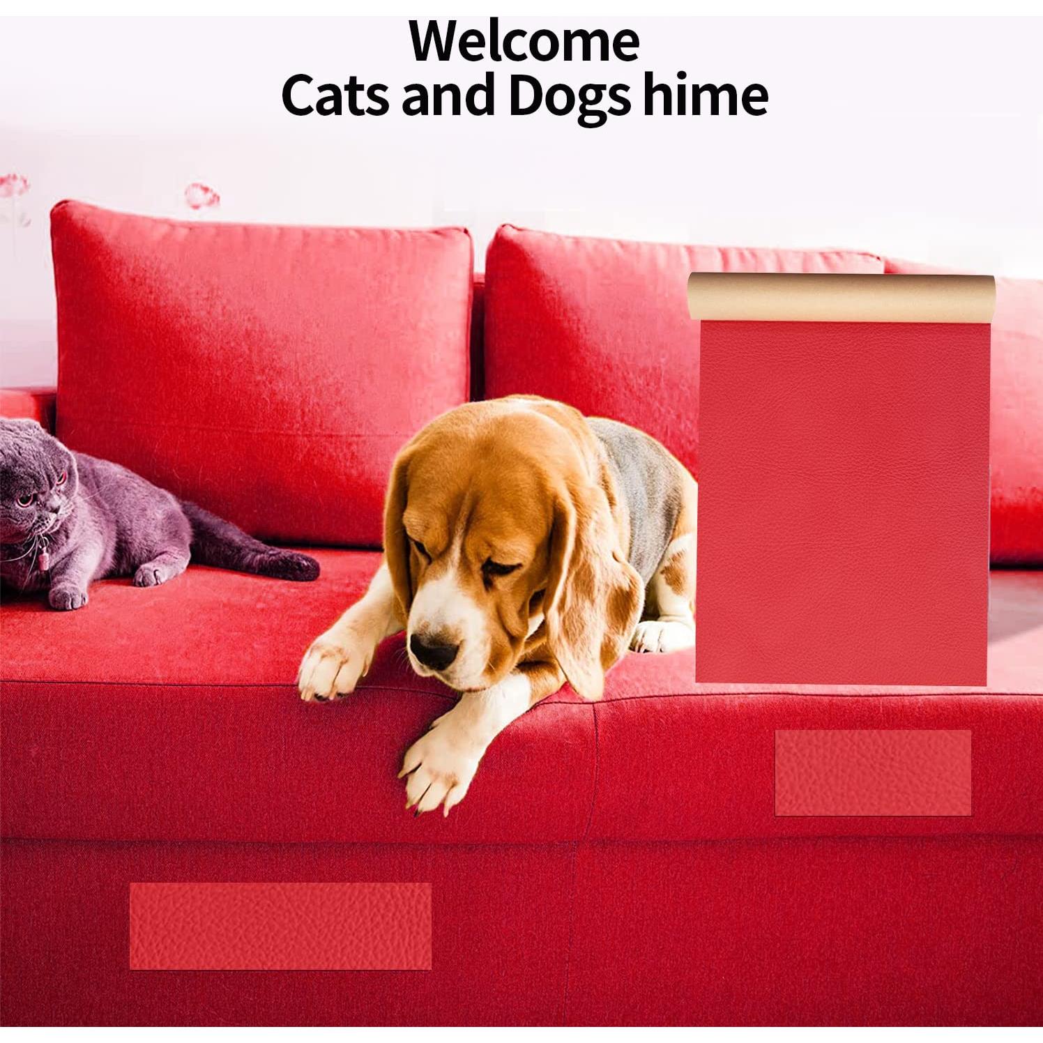 Cinta de Reparación de Cuero Aglzyoply 45x200 cm Roja