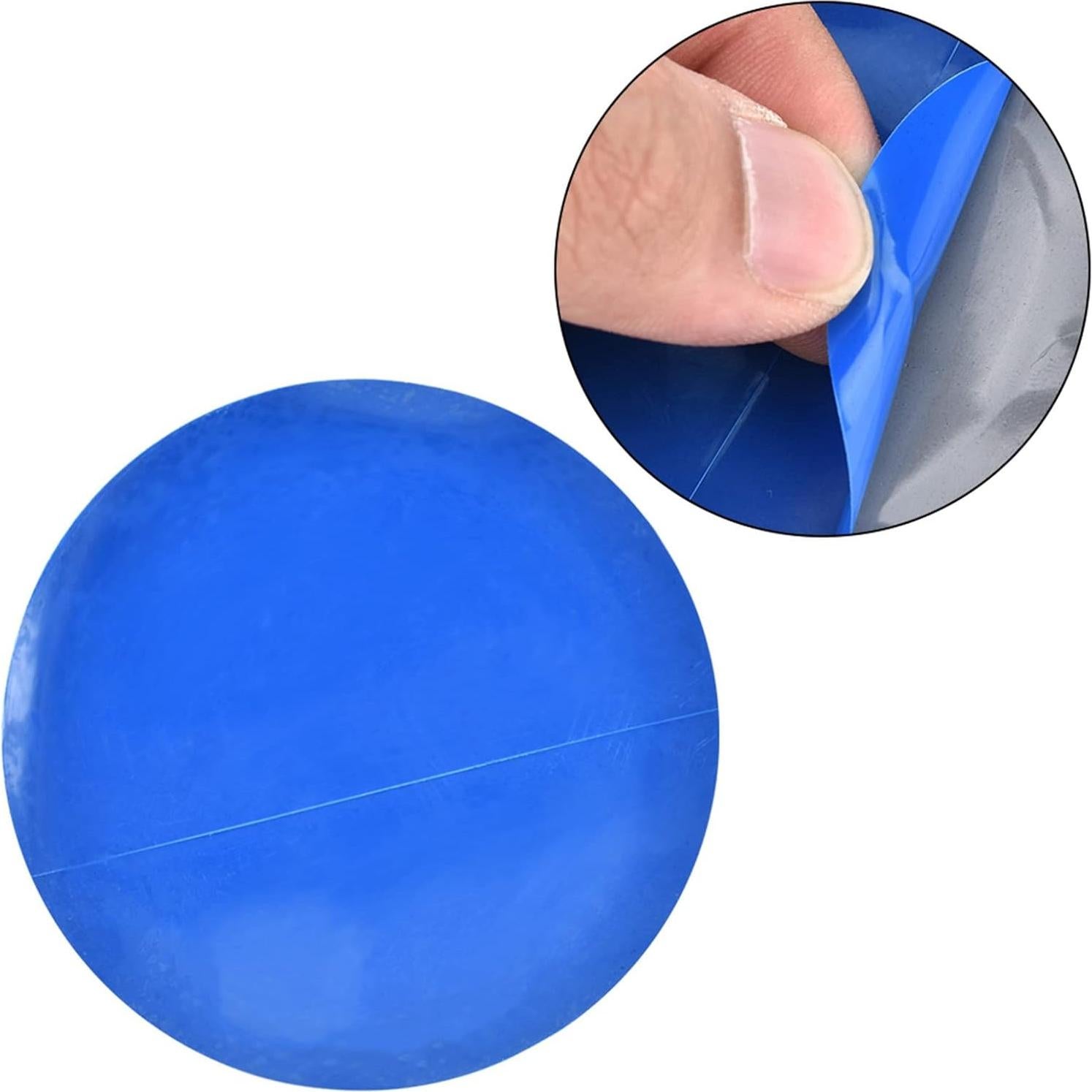 80 Parches Redondos de Goma Klanata para Neumáticos 5.7 cm