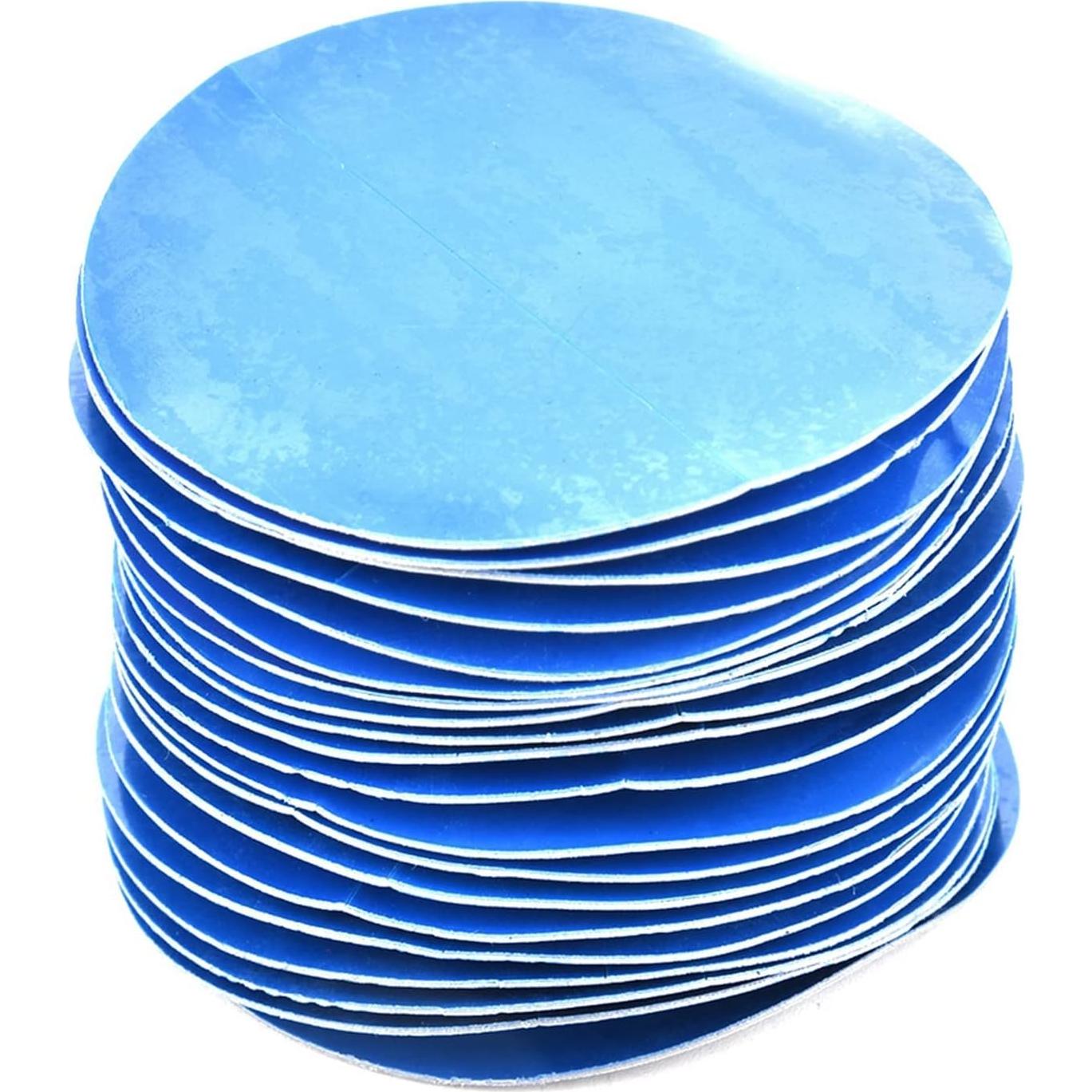 80 Parches Redondos de Goma Klanata para Neumáticos 5.7 cm