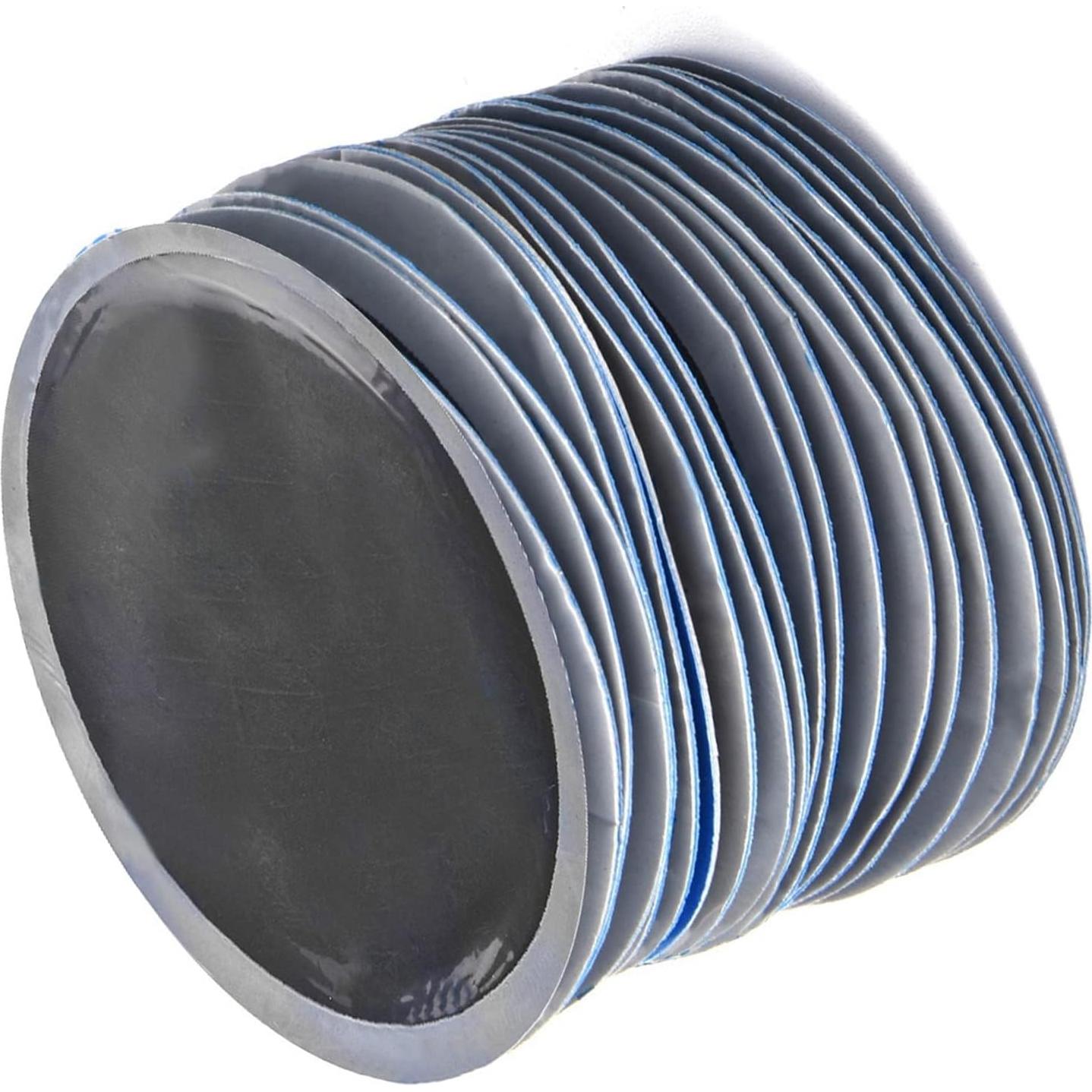 80 Parches Redondos de Goma Klanata para Neumáticos 5.7 cm