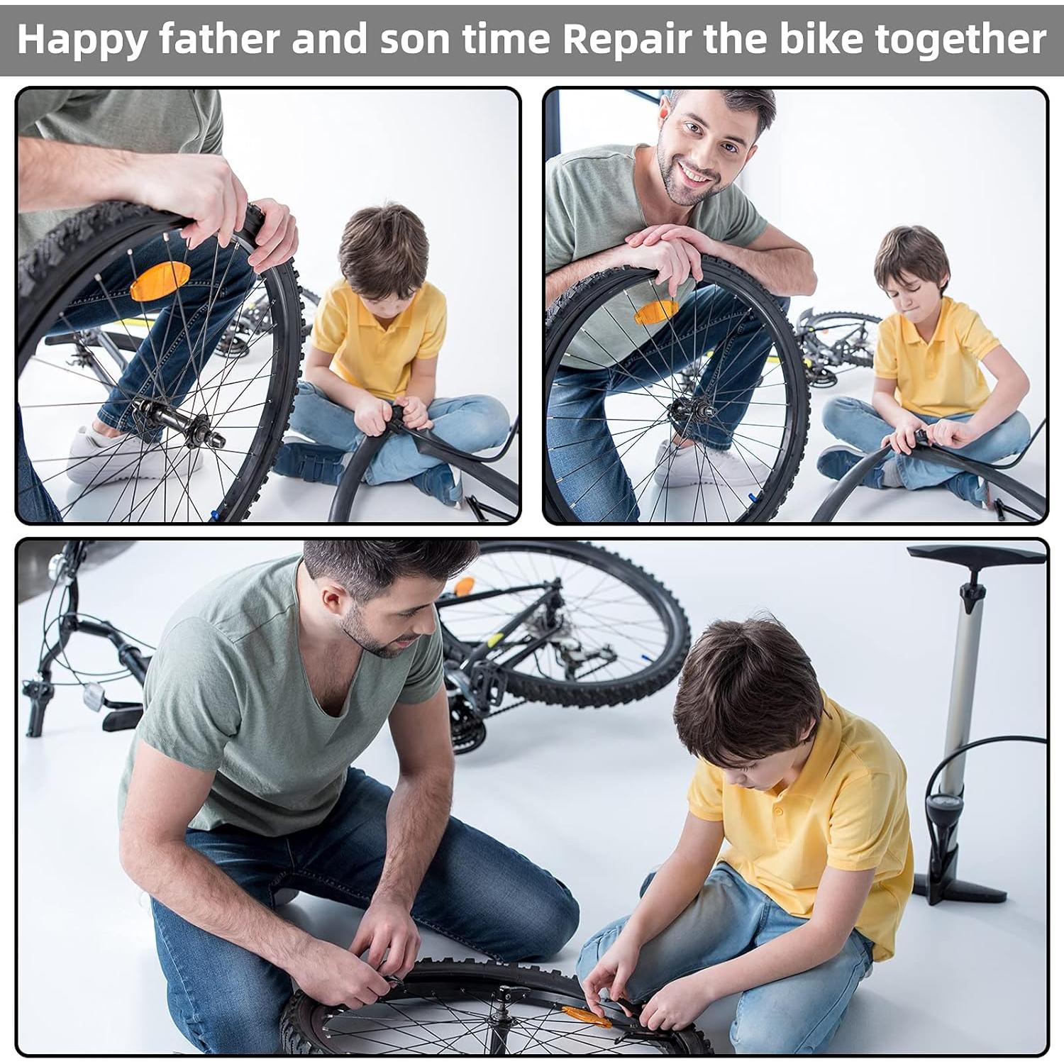 Kit de Reparación de Neumáticos KOAREL 24 Piezas para Bicicleta