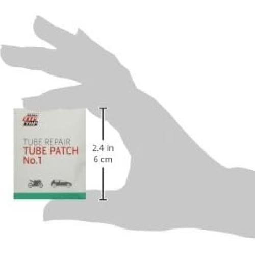 Caja de 30 parches redondos TipTop para reparación de bicicletas