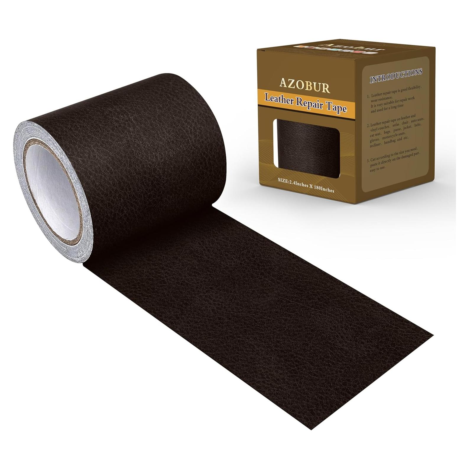 Parche de reparación de cuero Azobur 0.61x4.57m autoadhesivo