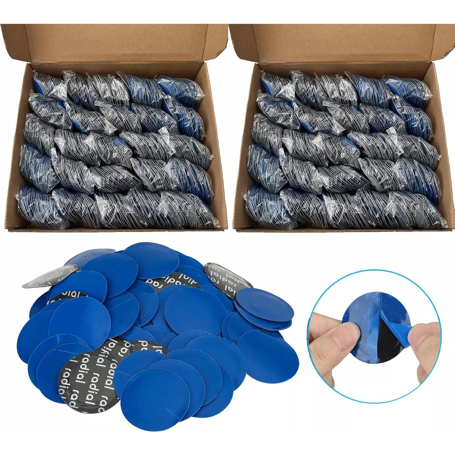 1000 Parches Redondos 44.5mm Hunting Horse para Neumáticos