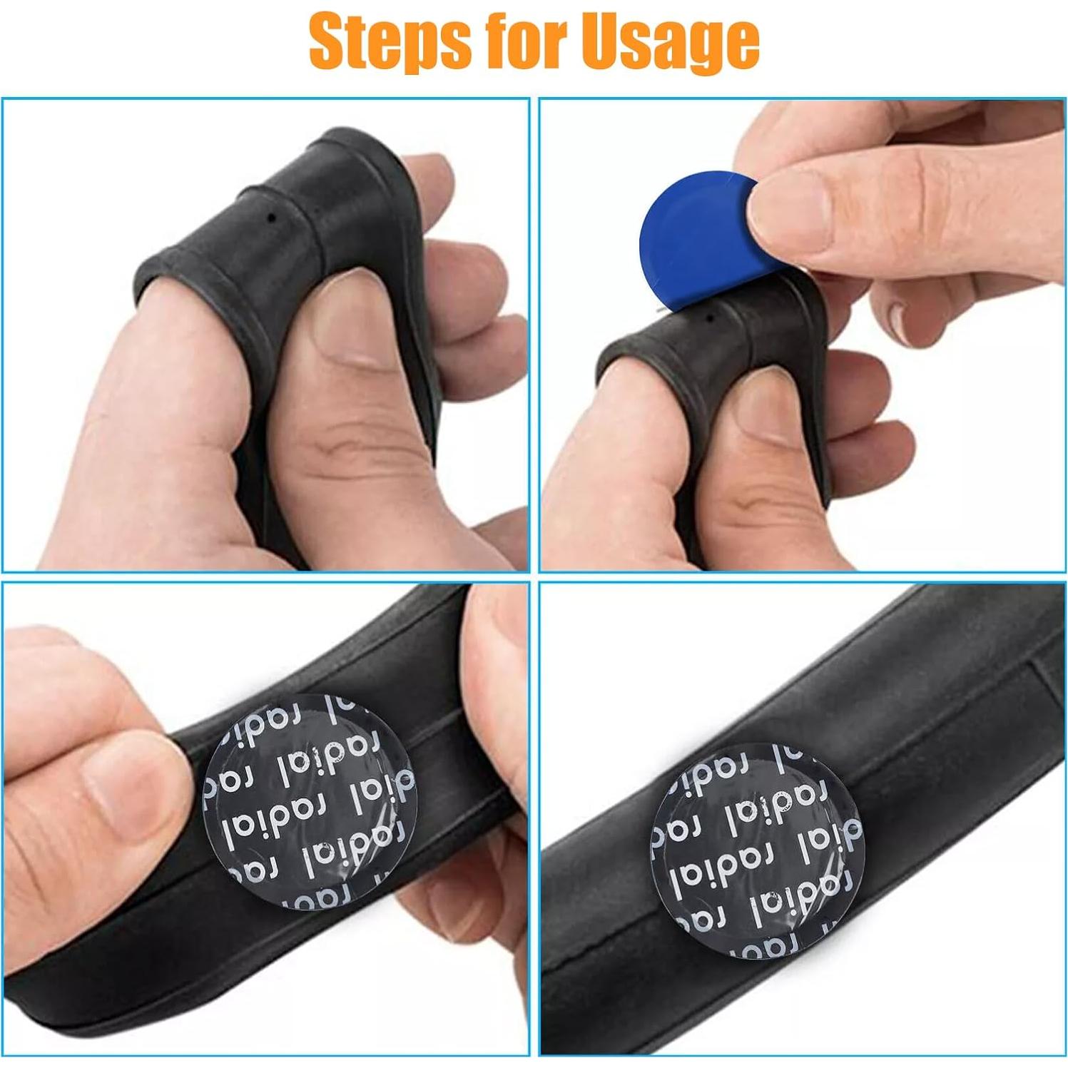 1000 Parches Redondos 44.5mm Hunting Horse para Neumáticos