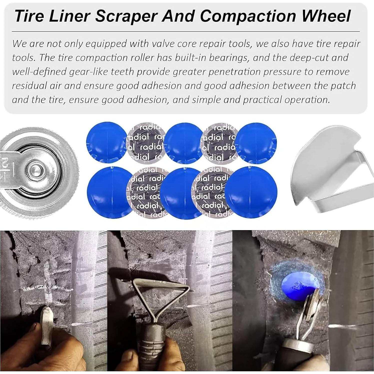 1000 Parches Redondos 44.5mm Hunting Horse para Neumáticos