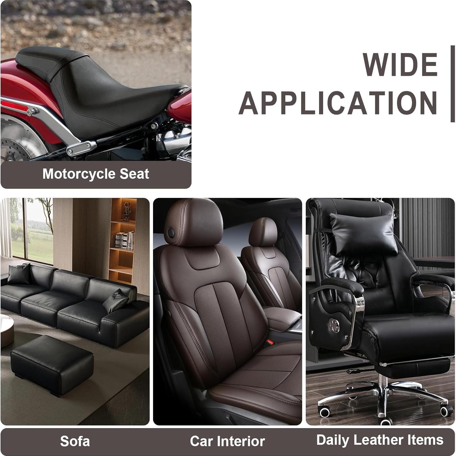 Cinta de Reparación de Cuero Autoadhesiva Soyuna 43x200 cm Blanco