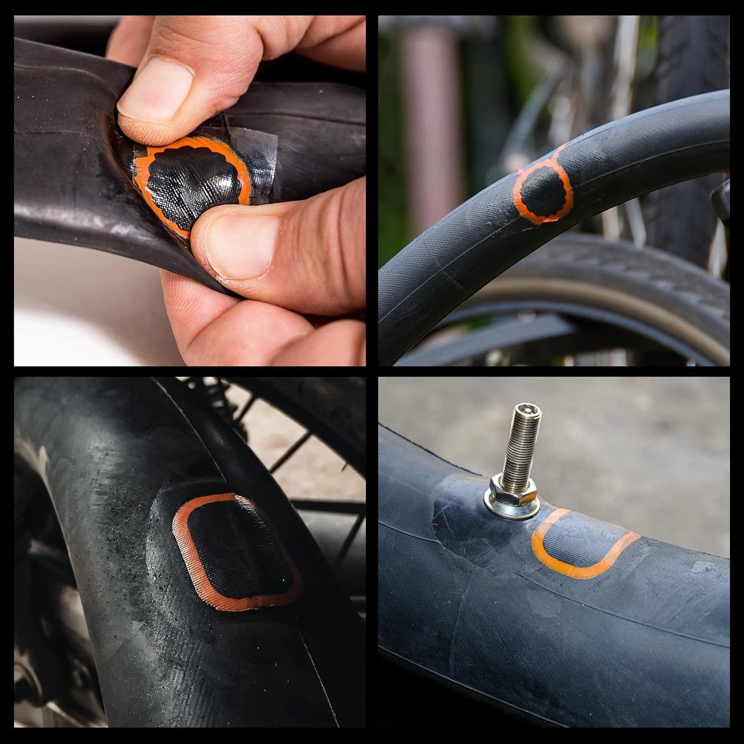 Kit de Reparación de Neumáticos de Bicicleta Dexnoca - 30 Parches