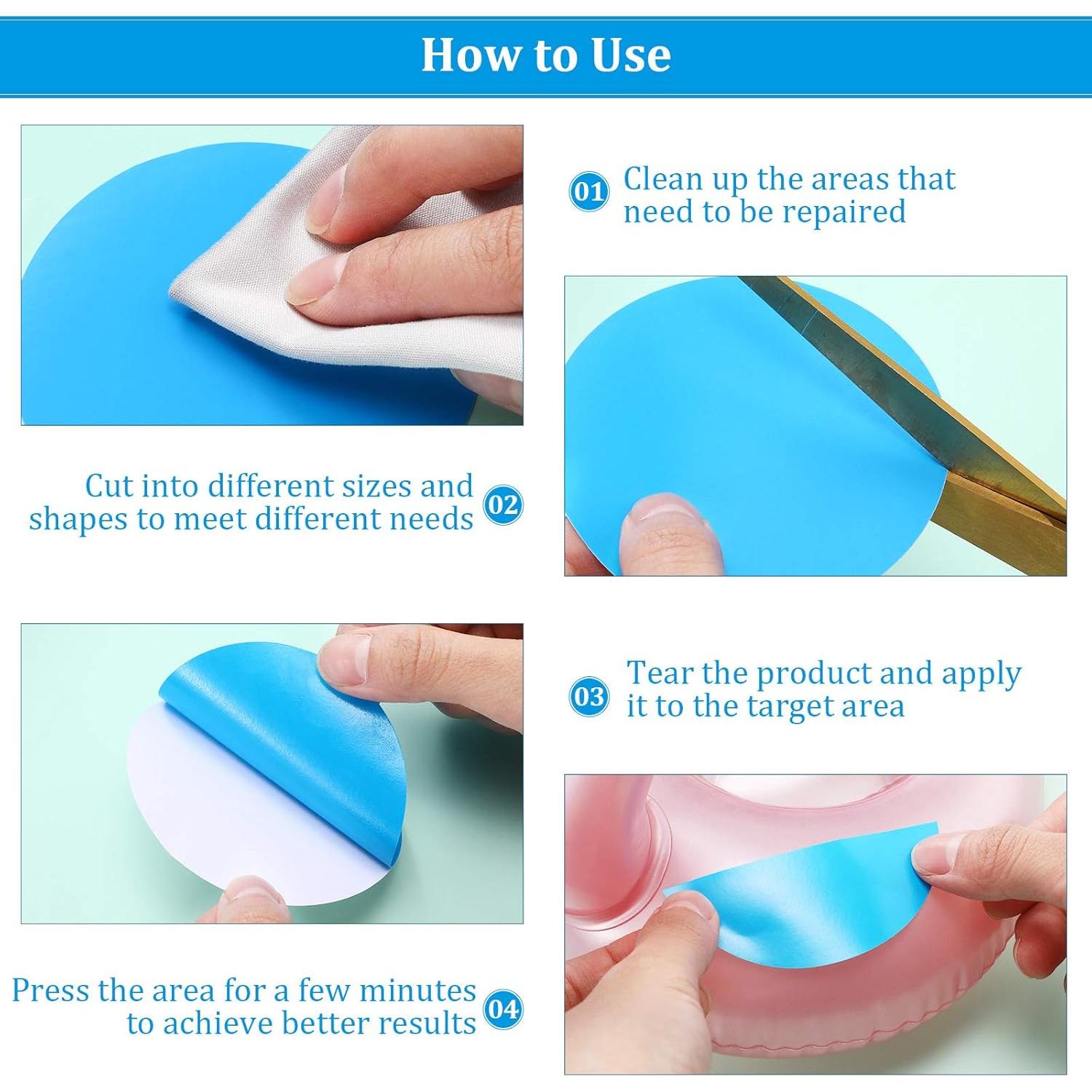 Kit de Parches de Reparación Autoadhesivos Outus - 30 Piezas Vinilo