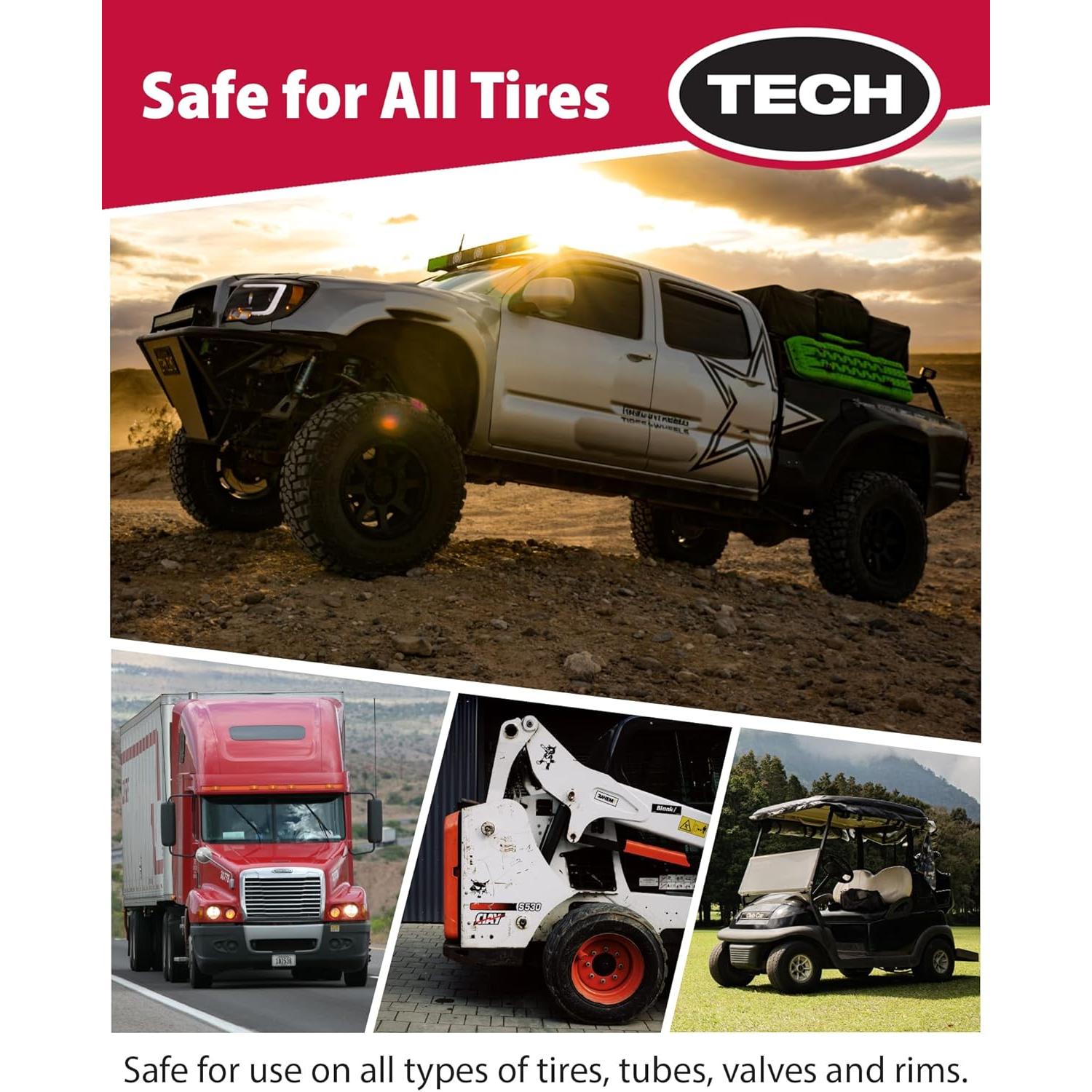 Parche de Reparación de Neumáticos Radiales TECH 65x80mm