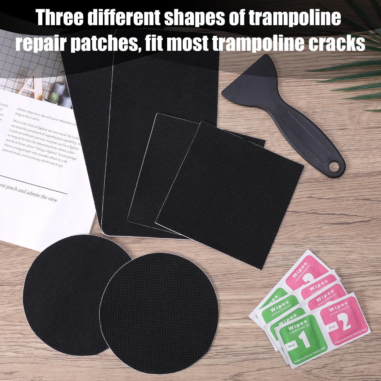 Kit de Reparación de Trampolín Tinoaly 6 Piezas Autoadhesivas