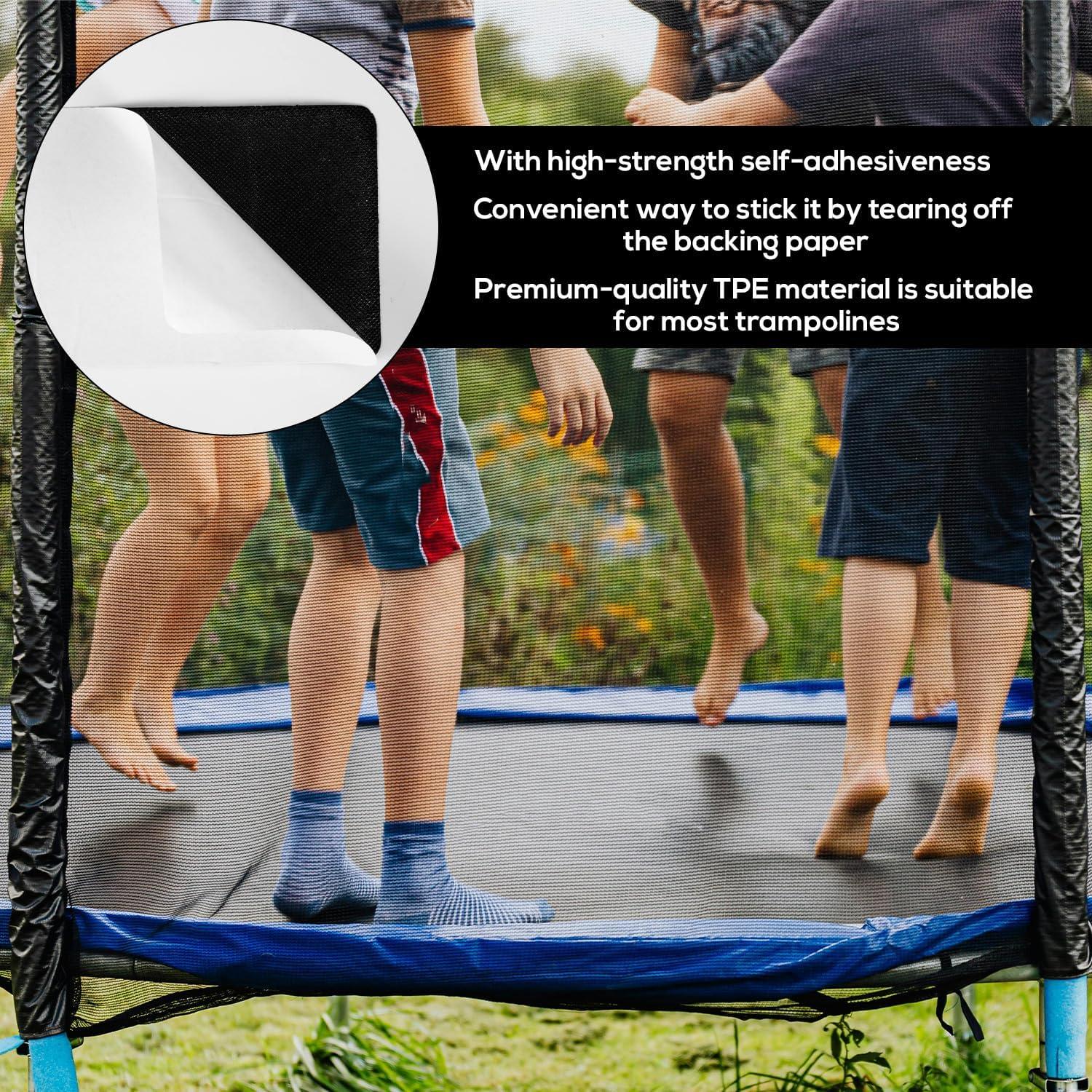 Kit de Reparación de Trampolín Tinoaly 6 Piezas Autoadhesivas