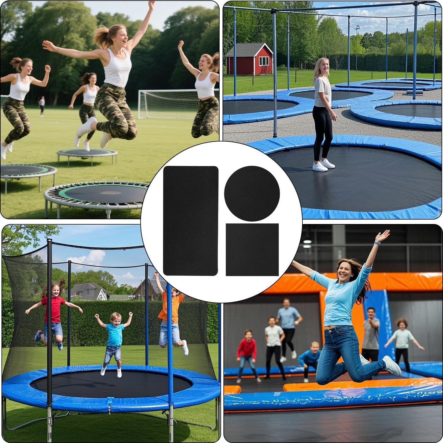 Kit de Reparación de Trampolín Tinoaly 6 Piezas Autoadhesivas