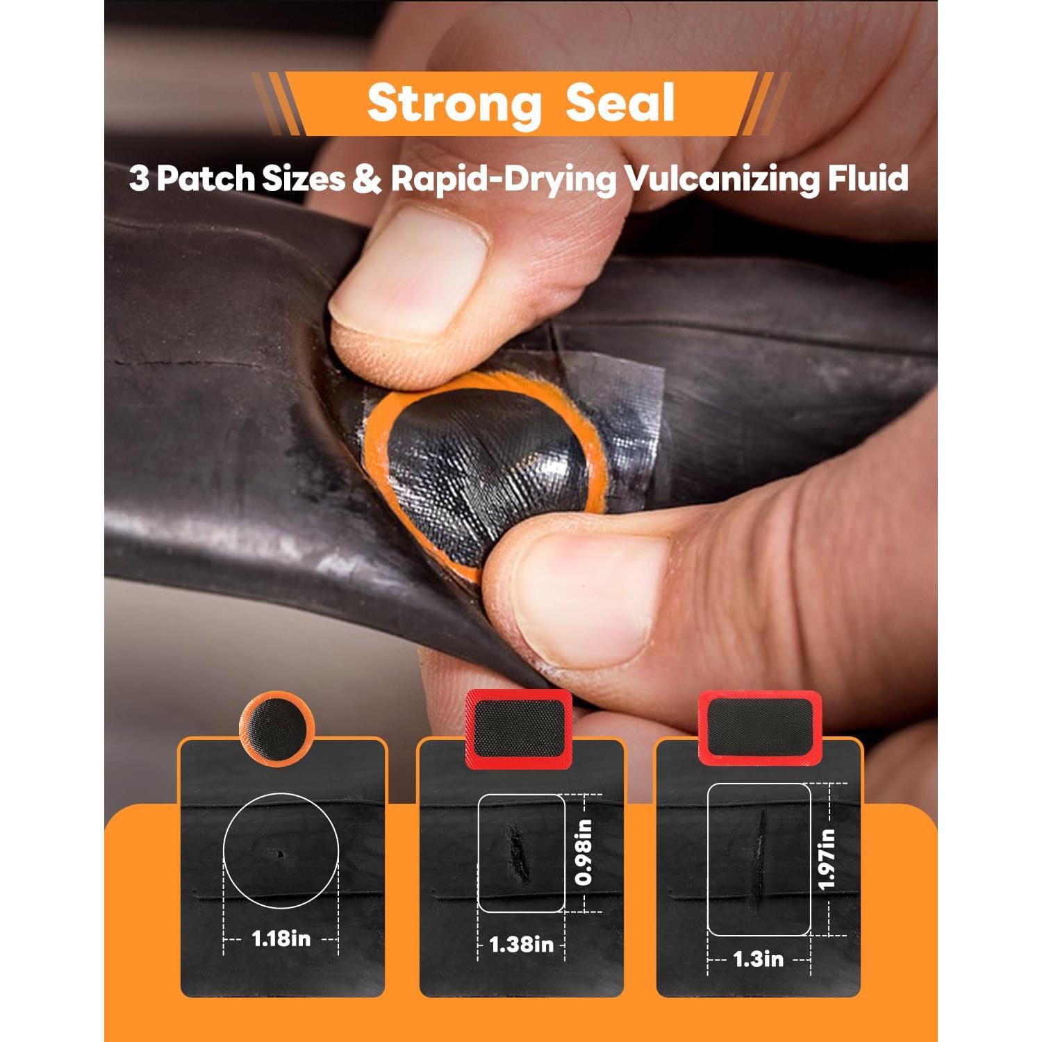 Kit de reparación de neumáticos de bicicleta Hdnbsp 35 piezas