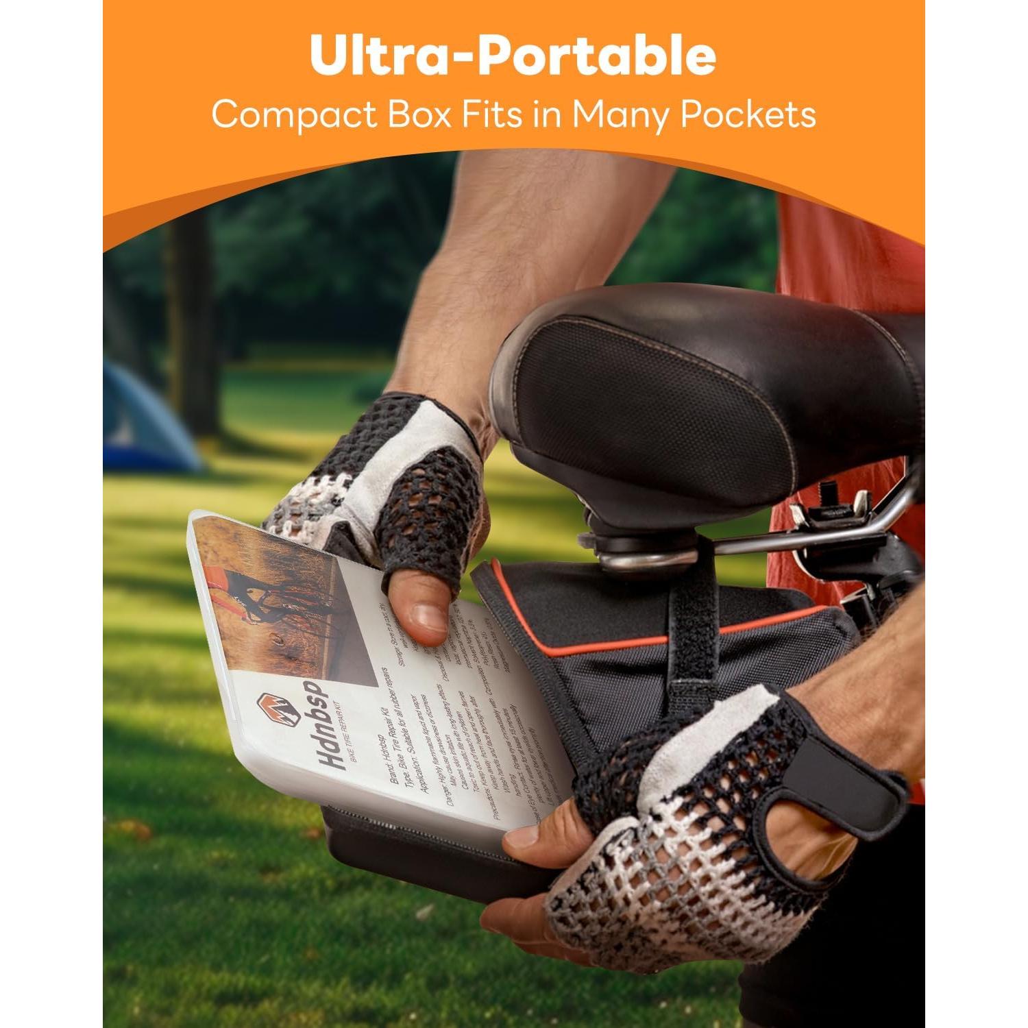 Kit de reparación de neumáticos de bicicleta Hdnbsp 35 piezas