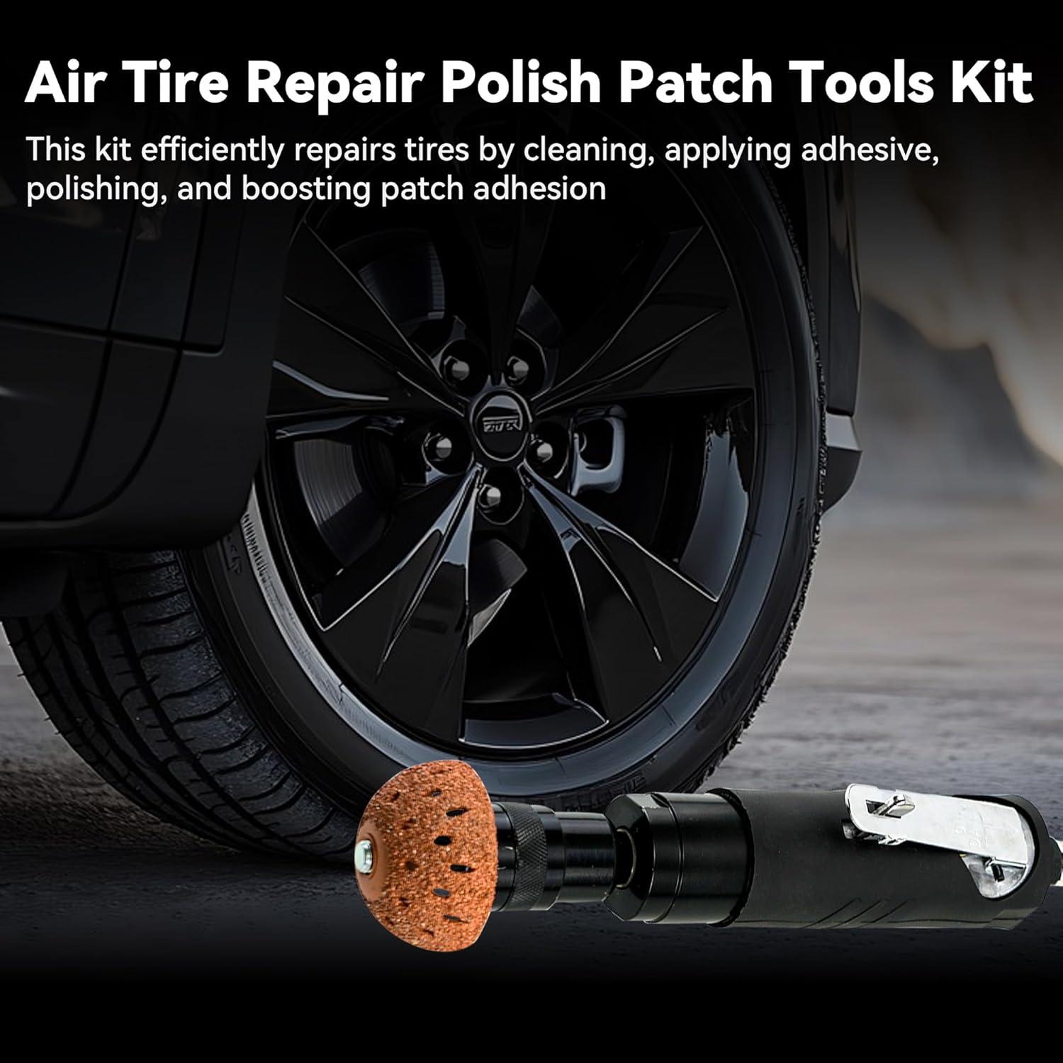 Kit de Herramientas WEAREN para Reparación de Neumáticos 2500 RPM