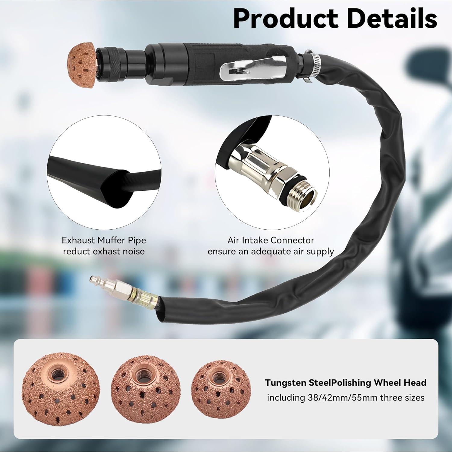 Kit de Herramientas WEAREN para Reparación de Neumáticos 2500 RPM