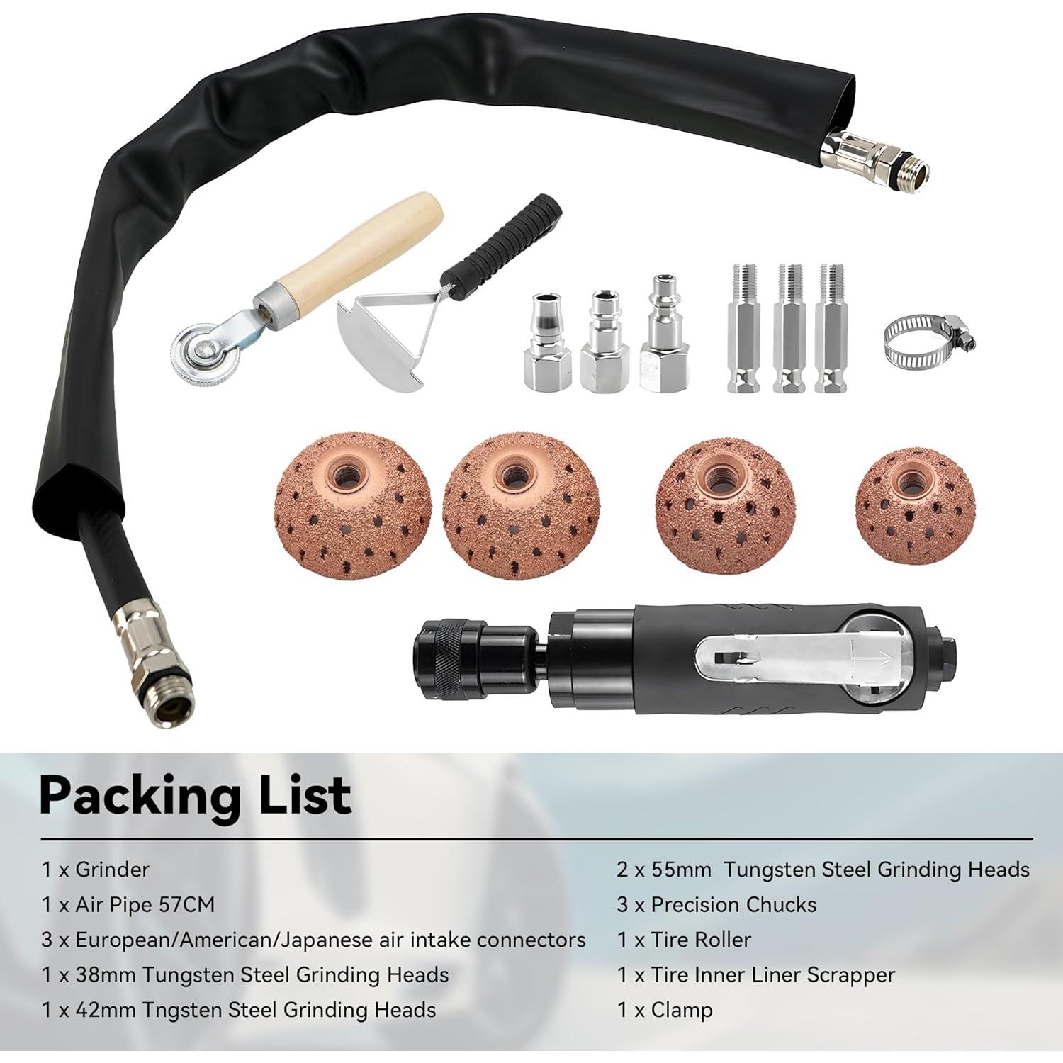 Kit de Herramientas WEAREN para Reparación de Neumáticos 2500 RPM