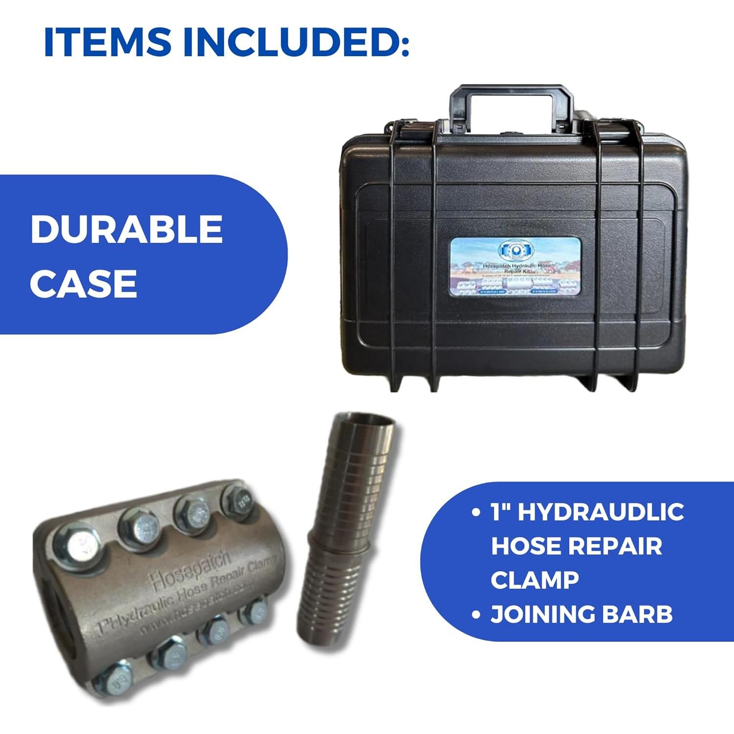 Abrazadera de Reparación de Manguera Hidráulica HosePatch 2.54 cm