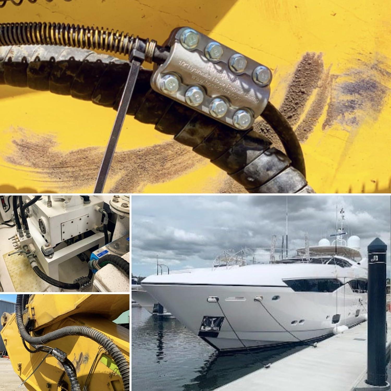 Abrazadera de Reparación de Manguera Hidráulica HosePatch 2.54 cm