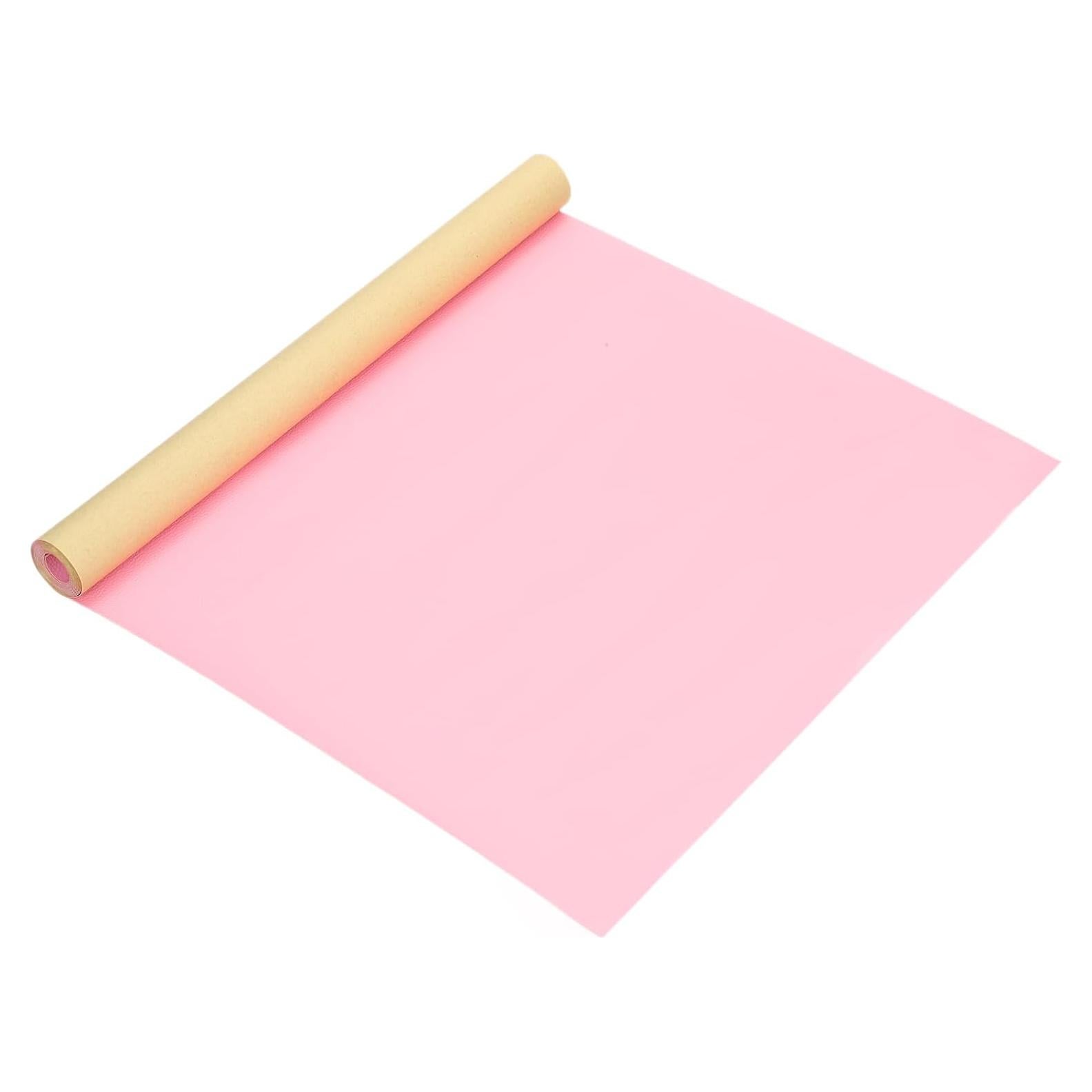 Parche de Reparación de Cuero Autoadhesivo MECCANIXITY 137x35cm Rosa