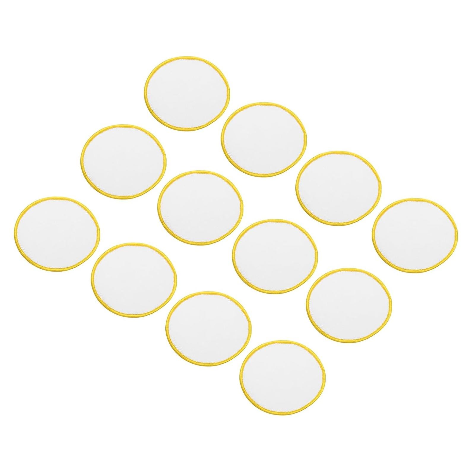 Parches de Sublimación MECCANIXITY 15pcs 7.5cm Redondos