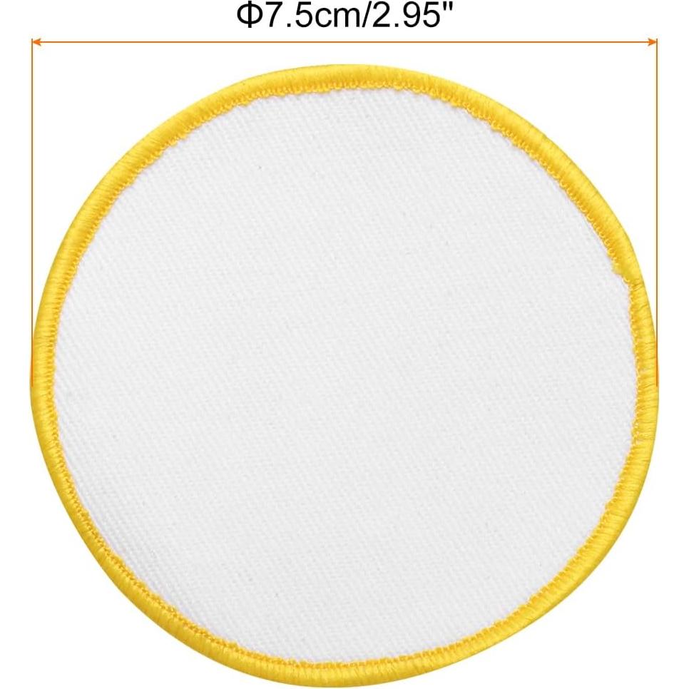 Parches de Sublimación MECCANIXITY 15pcs 7.5cm Redondos