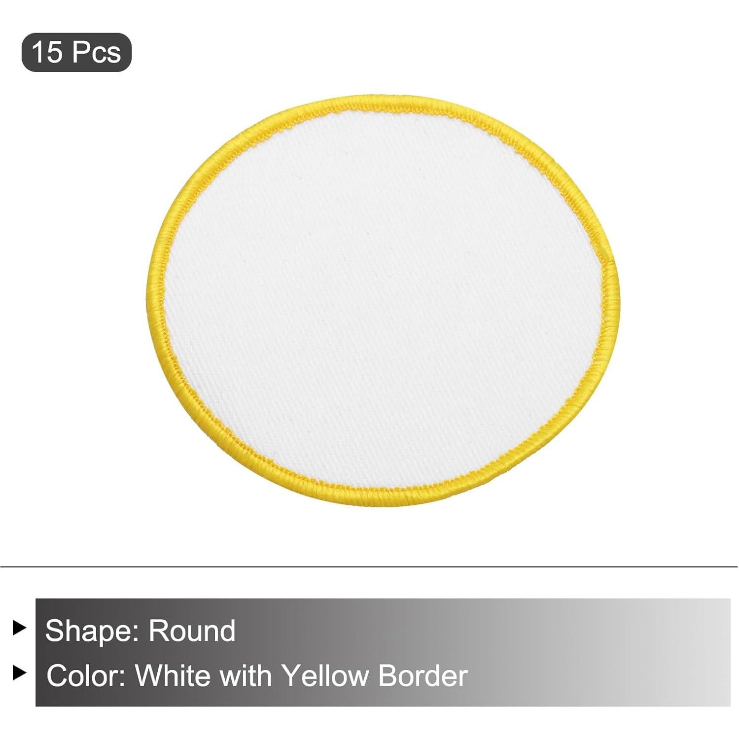 Parches de Sublimación MECCANIXITY 15pcs 7.5cm Redondos