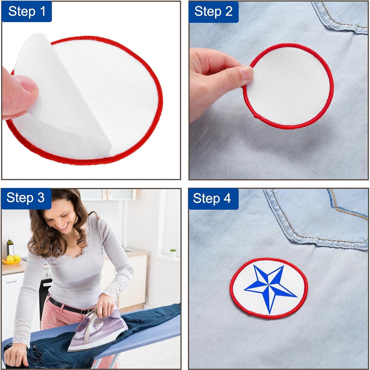 Parches de Sublimación MECCANIXITY 15pcs 7.5cm Redondos