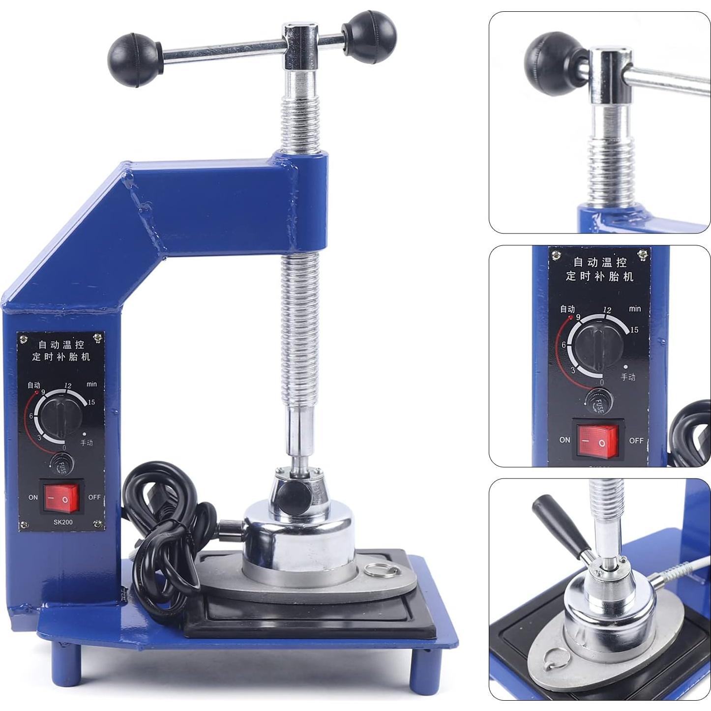Máquina de Reparación de Neumáticos Fetcoi 140-165°C 100x85mm
