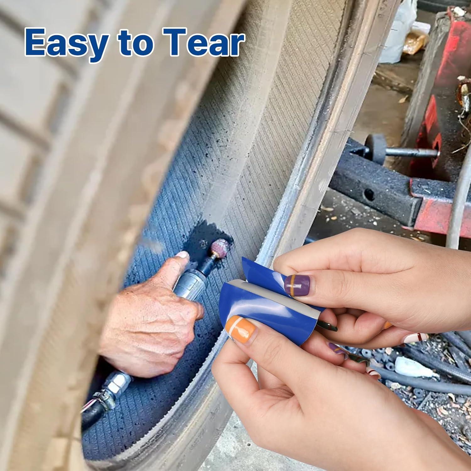 Parche de Reparación de Neumáticos WAONIQ 58mm - 80 Piezas