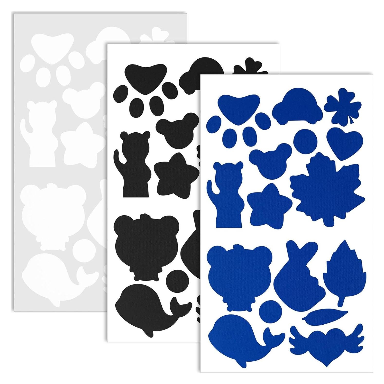 Parche de Reparación OIIKI 3 Hojas Autoadhesivo Nailon