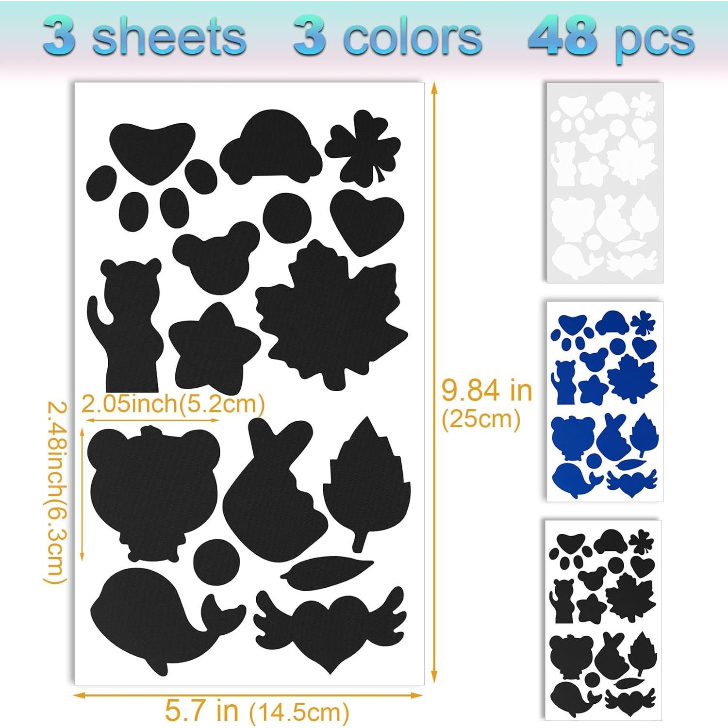 Parche de Reparación OIIKI 3 Hojas Autoadhesivo Nailon