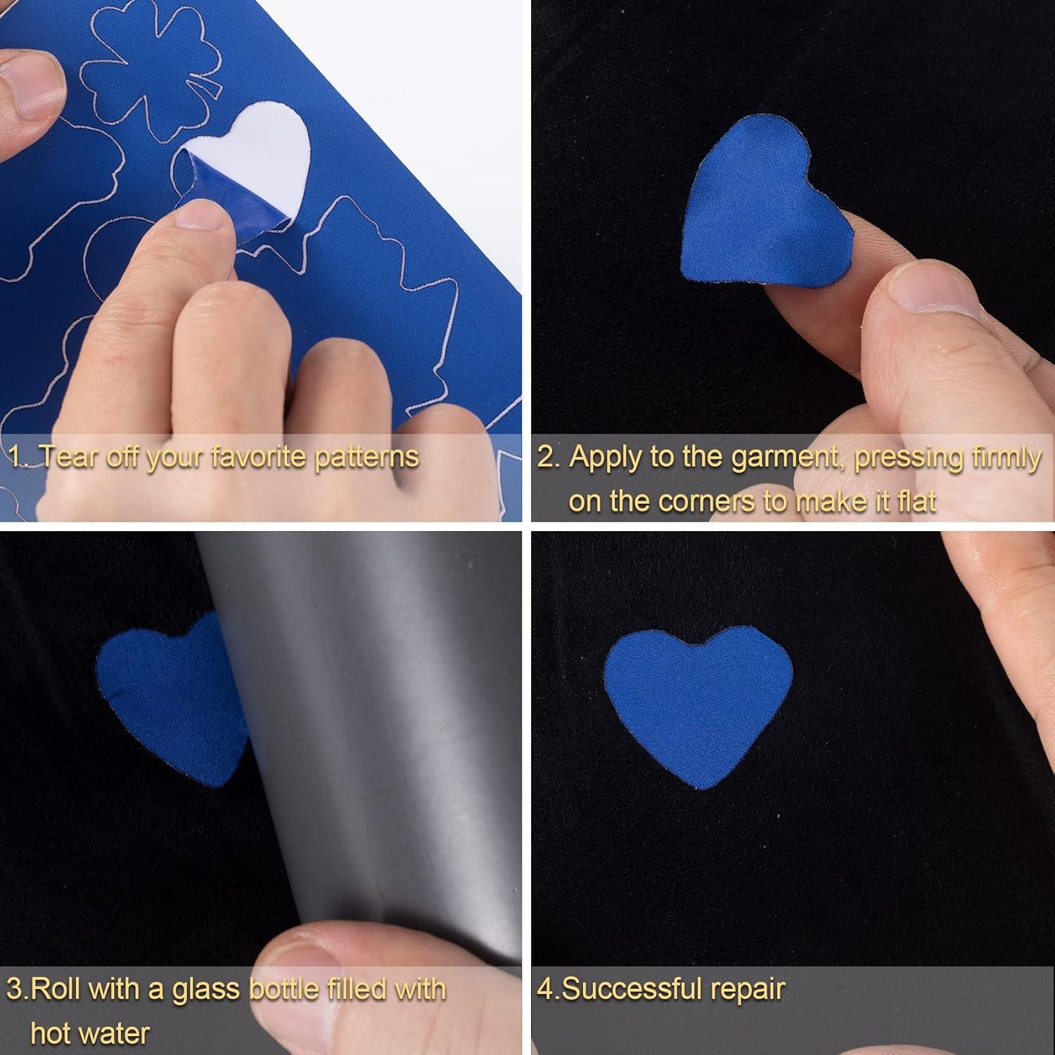 Parche de Reparación OIIKI 3 Hojas Autoadhesivo Nailon