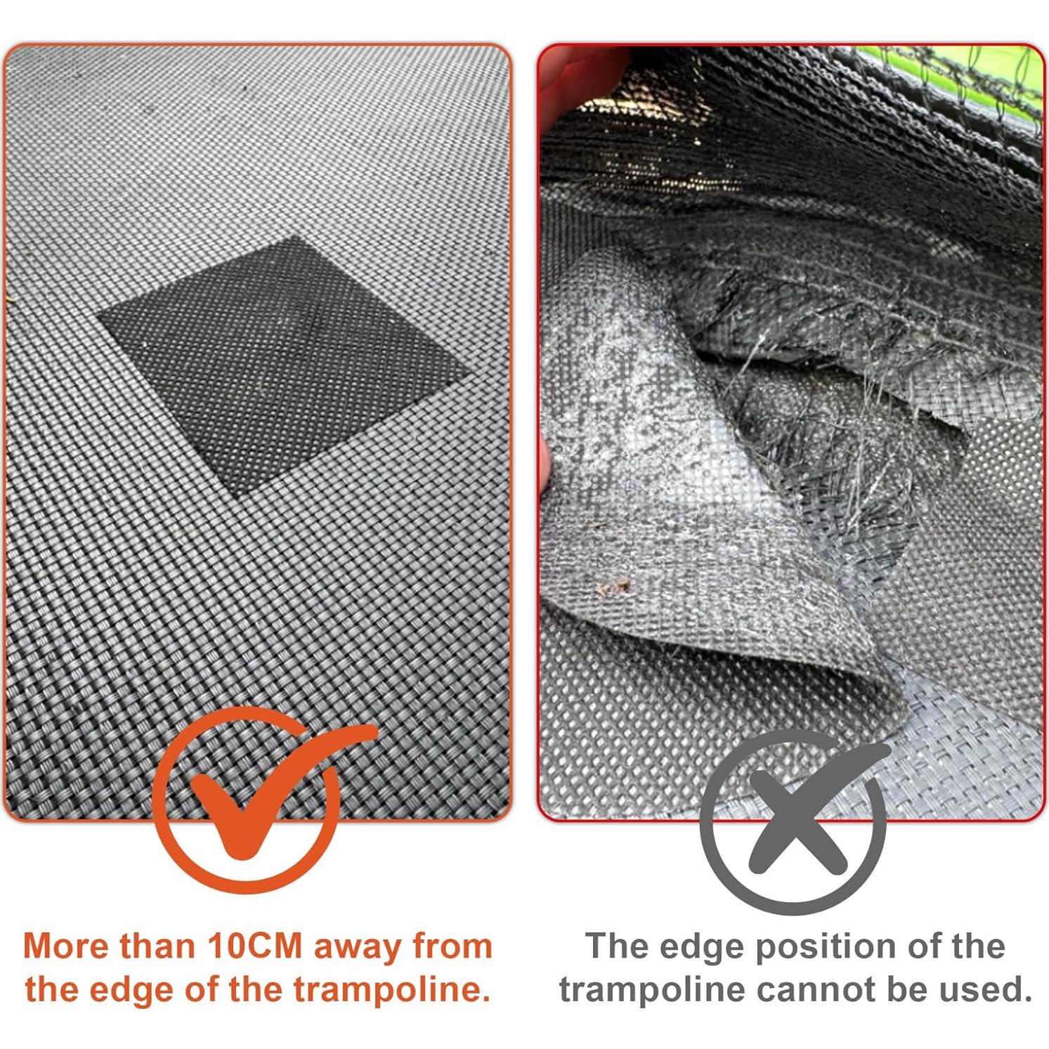 Kit de parches autoadhesivos para trampolín Taoanlo - 4 piezas