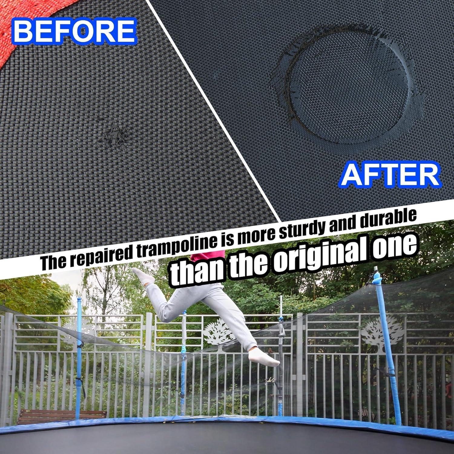 Kit de parches autoadhesivos para trampolín Taoanlo - 4 piezas