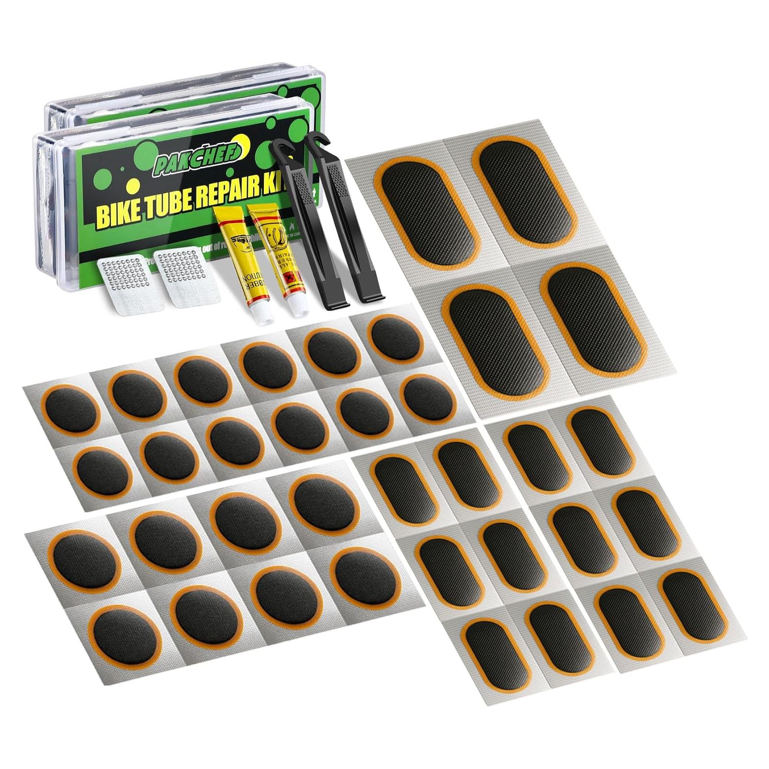 Kit de Parche para Neumáticos de Bicicleta PAKCHEF - 72 Piezas