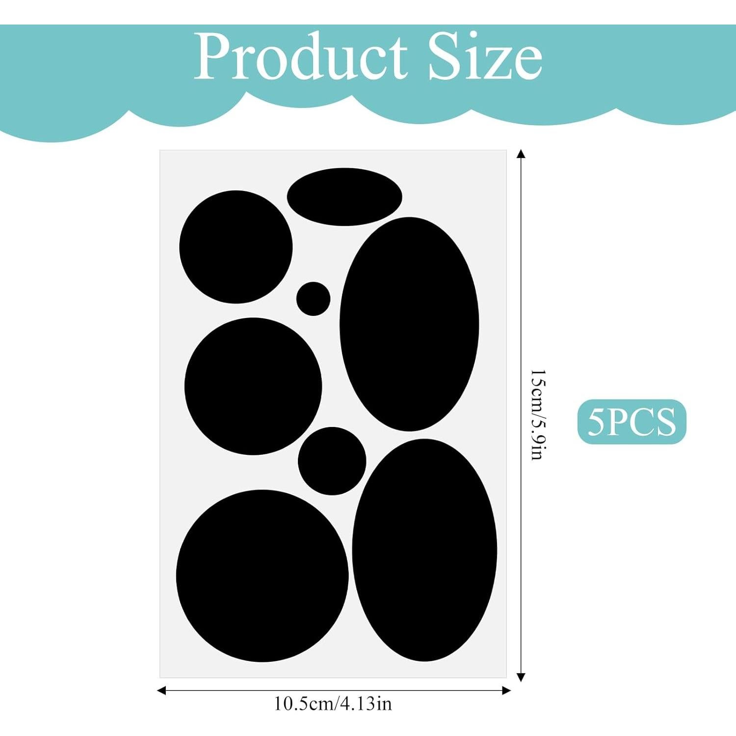 Kit de Parches Reparadores de Nylon Negro Salbsever - 40 Piezas