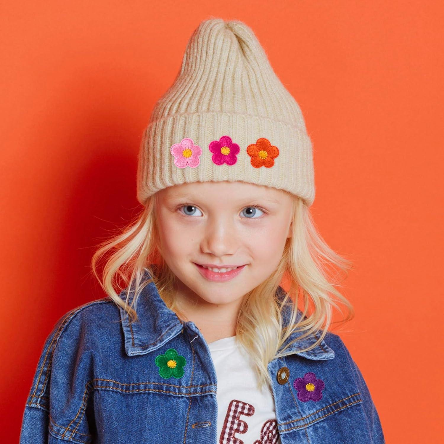 PAGOW 24 Pcs Parches Bordados de Flores para Ropa y DIY