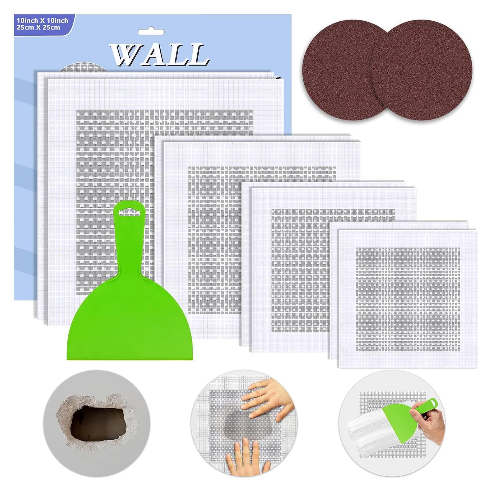 Kit de Reparación de Dry Wall BENBUWN 8 Piezas Autoadhesivas