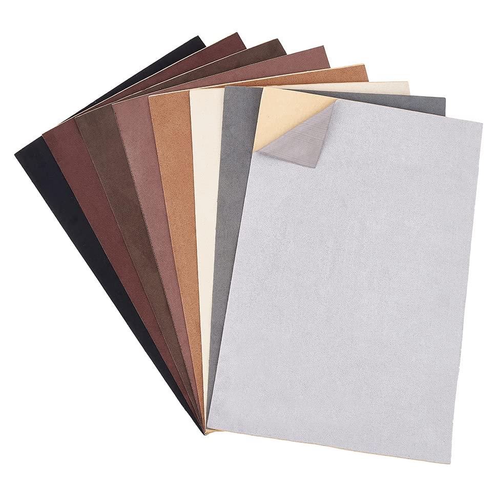Parches de Reparación Autoadhesivos Suede BENECREAT 8 Pcs 30x20cm