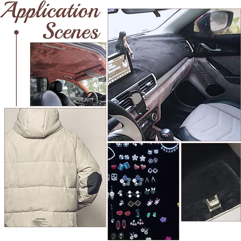 Parches de Reparación Autoadhesivos Suede BENECREAT 8 Pcs 30x20cm